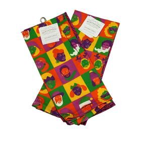 5 for 25 Target Wondershop Aurelia Durand Kitchen Towels 2 pkg of 2 16"x26" NWT